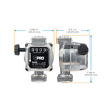 19-114 L/min 2% GPRO Mechanical Fuel Meter 1 Inch NPT