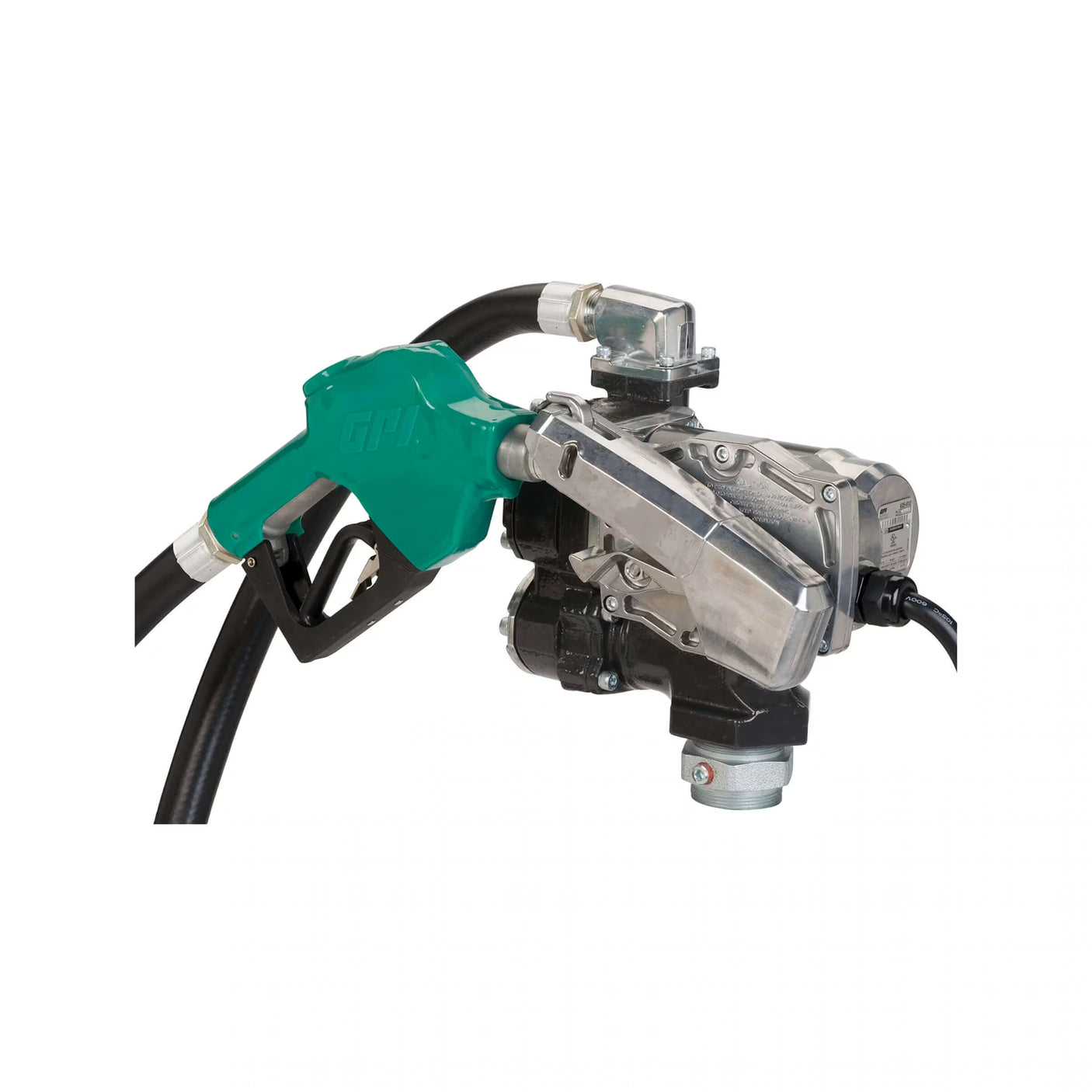 25 GPM 12V  DC Fuel Transfer Pump for -40° F to 125° F with Auto Diesel Nozzle