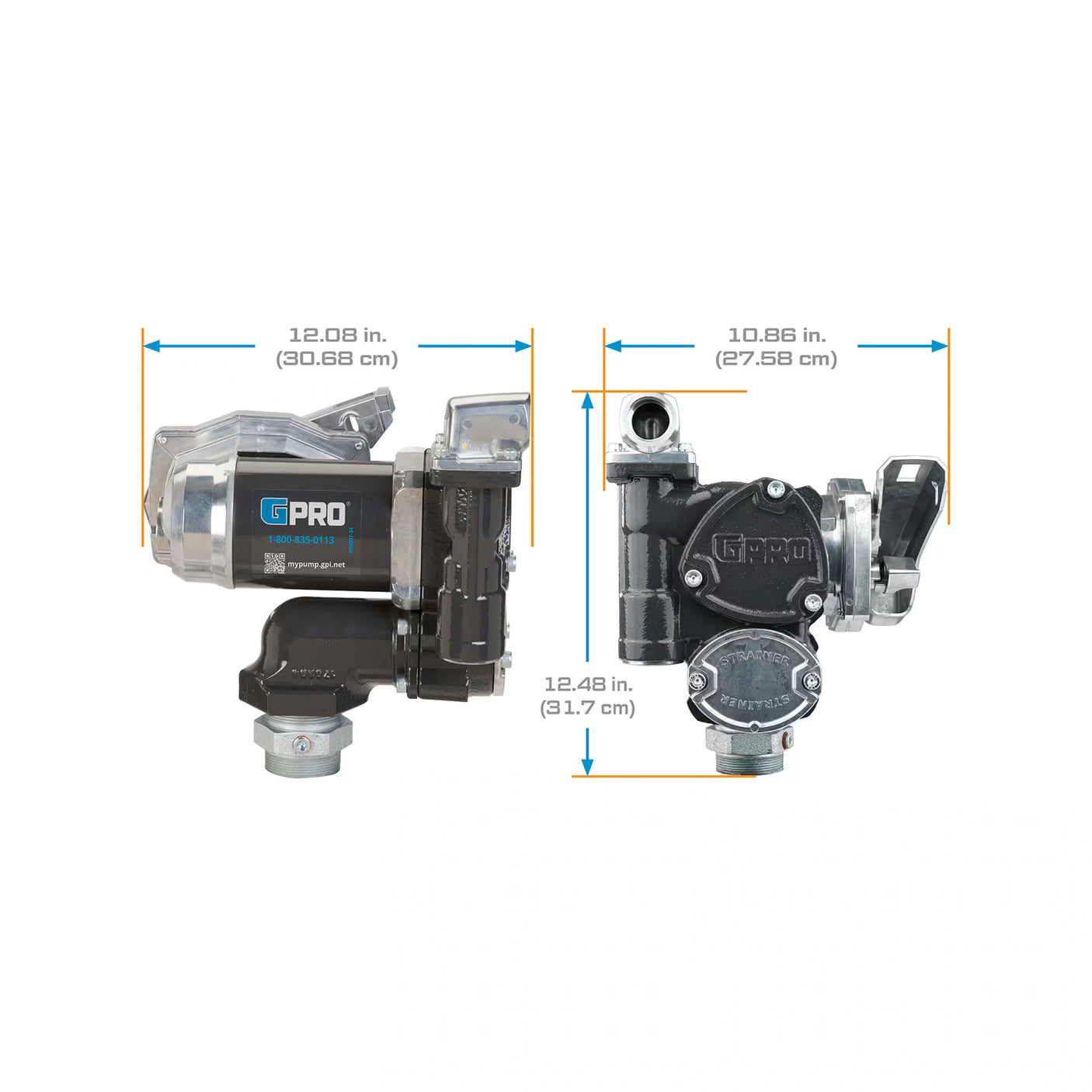 25 GPM 12V DC Fuel Transfer Pump with Power Cord