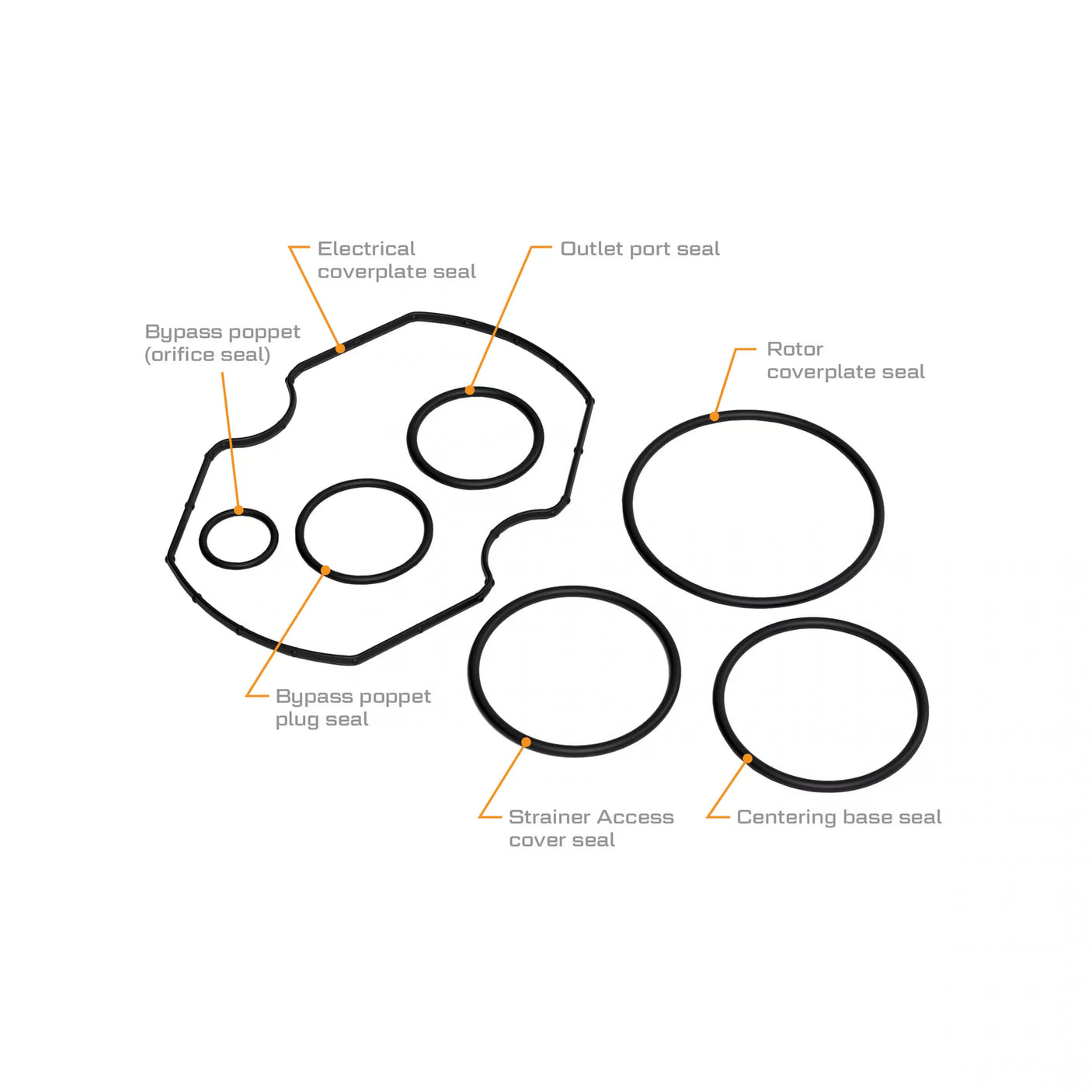 V25 Fuel Transfer Pump Seal Kit