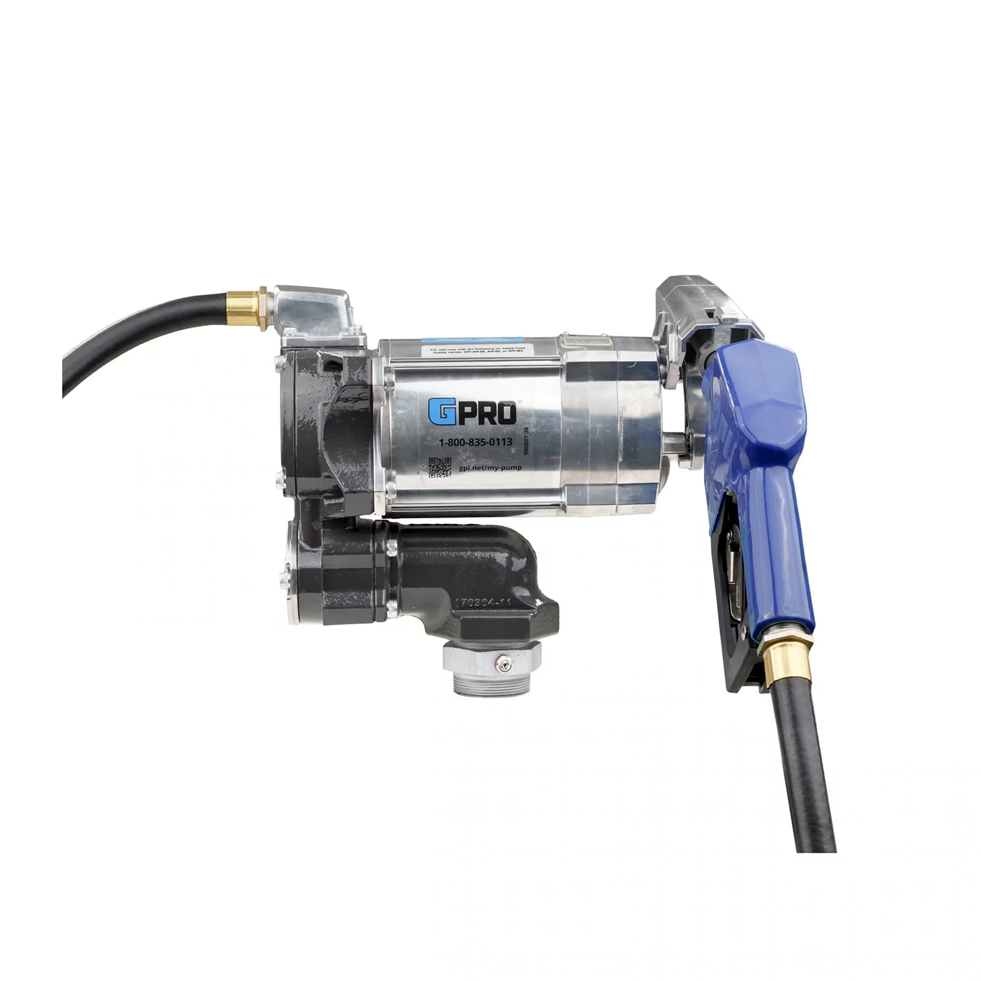 20 GPM 115V AC Fuel Transfer Pump with Auto Unleaded Nozzle 3/4-Inch Outlet