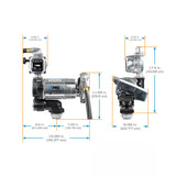 20 GPM 115V AC Fuel Transfer Pump with 19-114 L/min Meter, Manual Unleaded Nozzle
