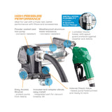 35 GPM 120V AC Fuel Transfer Pump with Auto Diesel Nozzle