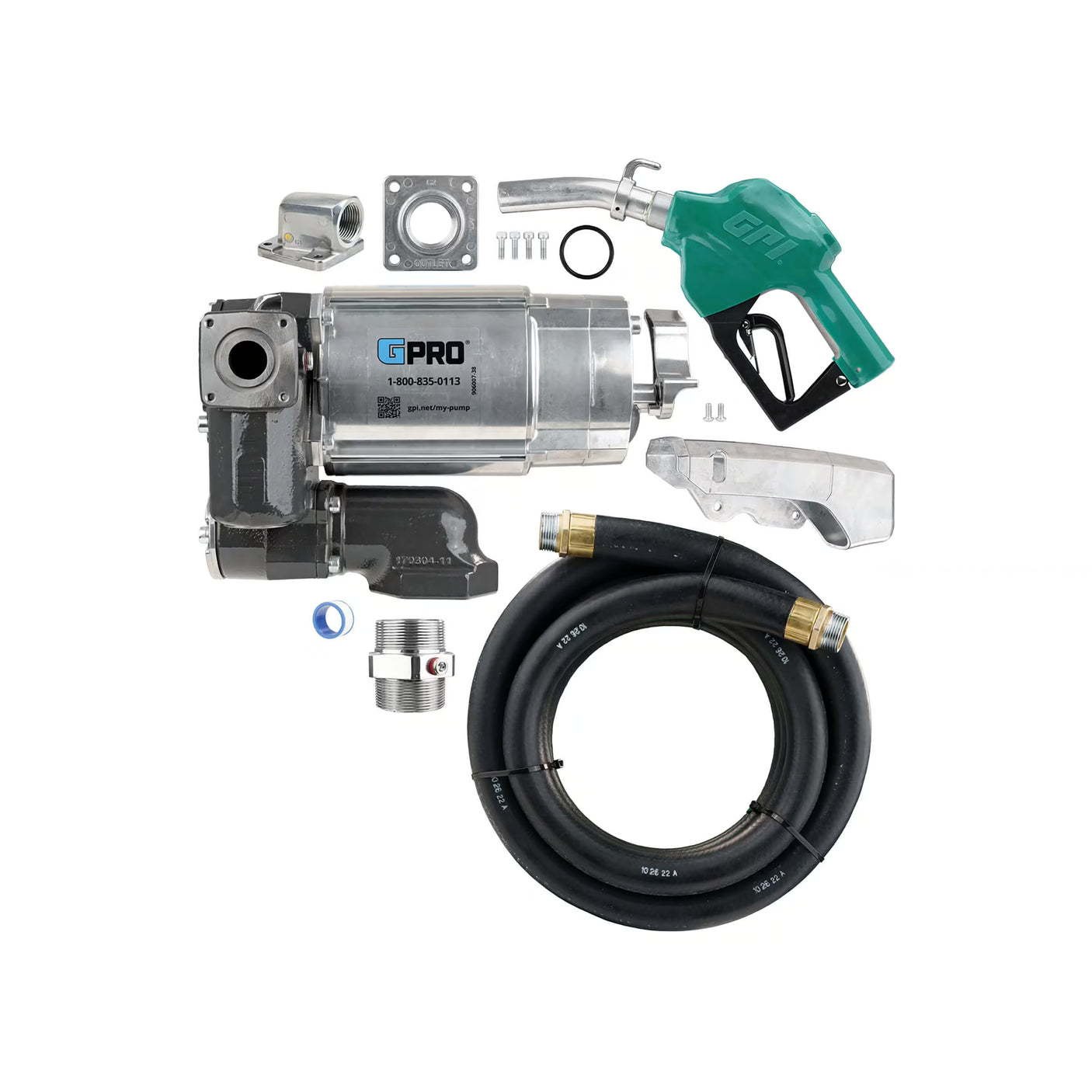 35 GPM 120V AC Fuel Transfer Pump with Auto Diesel Nozzle