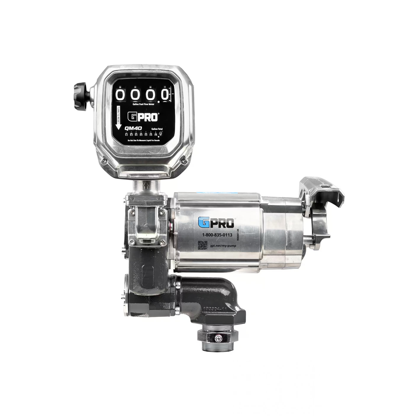 35 GPM 120V AC Fuel Transfer Pump with 2-40 GPM Meter