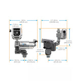 35 GPM 120V AC Fuel Transfer Pump with 2-40 GPM Meter