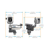 35 GPM 120V AC Fuel Transfer Pump with 8-150 L/min Meter