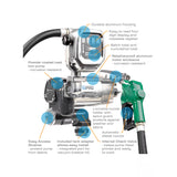 35 GPM 120V AC Fuel Transfer Pump with 2-40 GPM Meter, Auto Diesel Nozzle