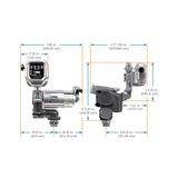 35 GPM 120V AC Fuel Transfer Pump with 2-40 GPM Meter, Auto Diesel Nozzle