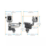 35 GPM 120V AC Fuel Transfer Pump with 8-150 L/min Meter, Auto Diesel Nozzle