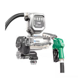 35 GPM 120V AC Fuel Transfer Pump with 8-150 L/min Meter, Auto Diesel Nozzle