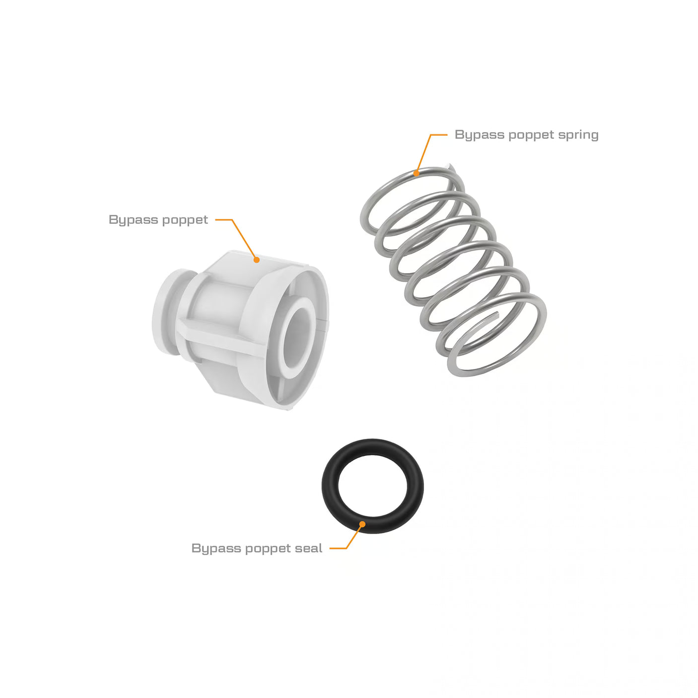 V35 Fuel Transfer Pump Bypass Poppet Kit
