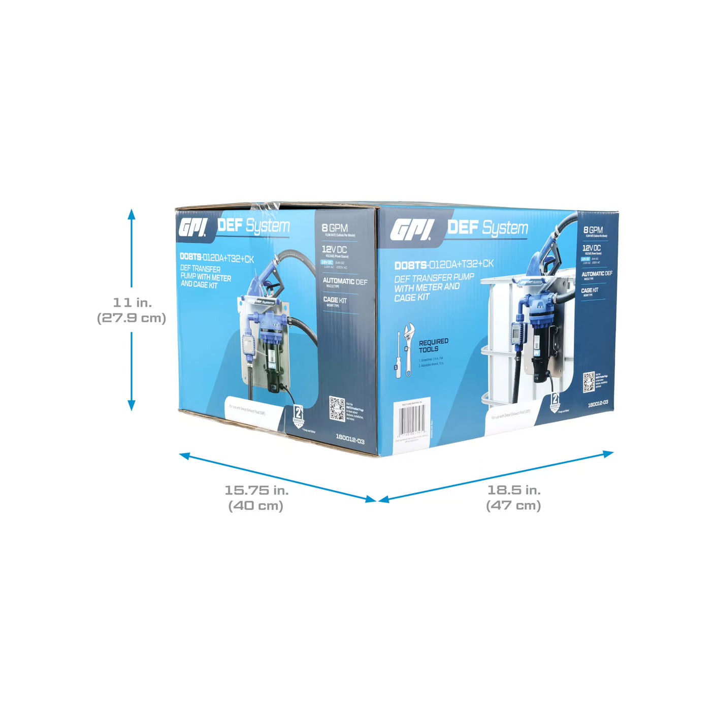 8 GPM 12V DEF Transfer Pump System
