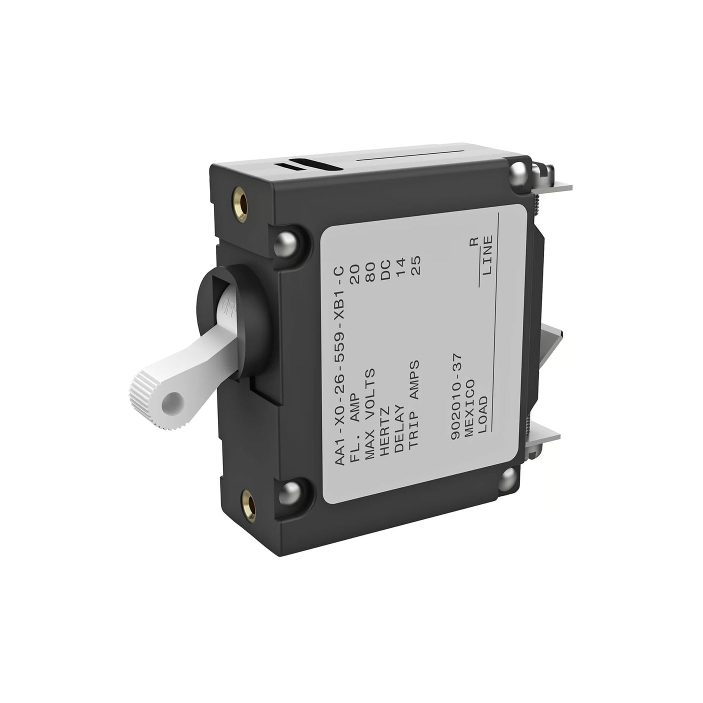 V25 24V Fuel Transfer Pump 20A Circuit Breaker Switch