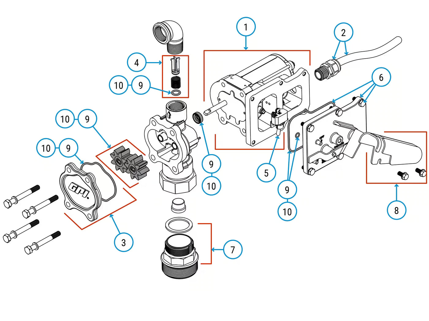 EZ-8 Exploded View