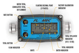1/2" Stainless Steel High-Temperature G2 Flow Meter with Digital Display, Tri-Clamp