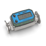 3/4" Turbine Stainless Steel Tri-Clamp G2 Flow Meter with Digital Display, Hazardous Area Approved