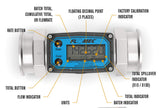1-1/2" Stainless Steel High-Temperature G2 Flow Meter with Digital Display, Tri-Clamp