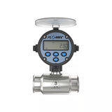 2" Stainless Steel 3A Sanitary G3A Flow Meter with RT14 Transmitter with Built-In Digital Display