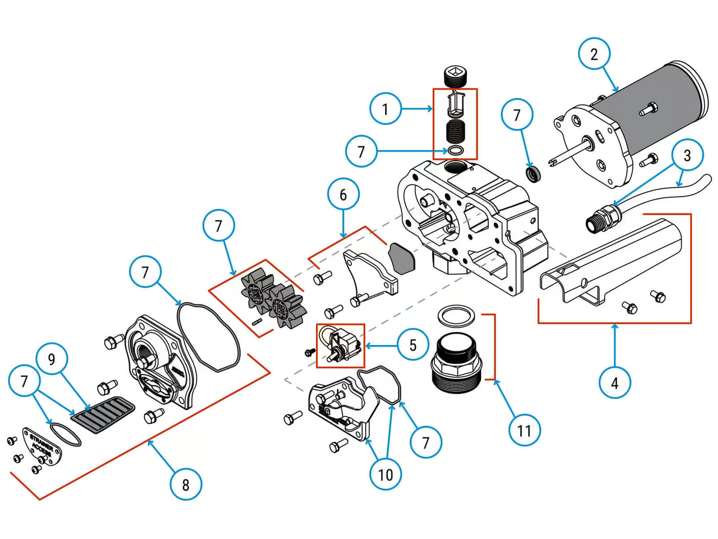 M-150 Exploded View