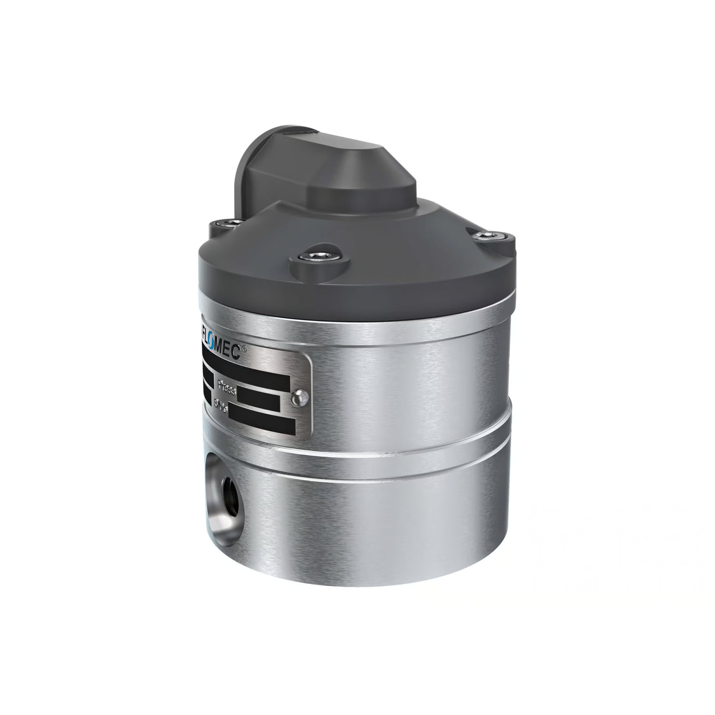 1/8" Oval Gear Aluminum NPT Blind Transmitter