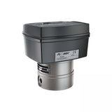 1/8" Oval Gear Stainless Steel NPT Flow Meter, RT40 Transmitter with Built-In Digital Display