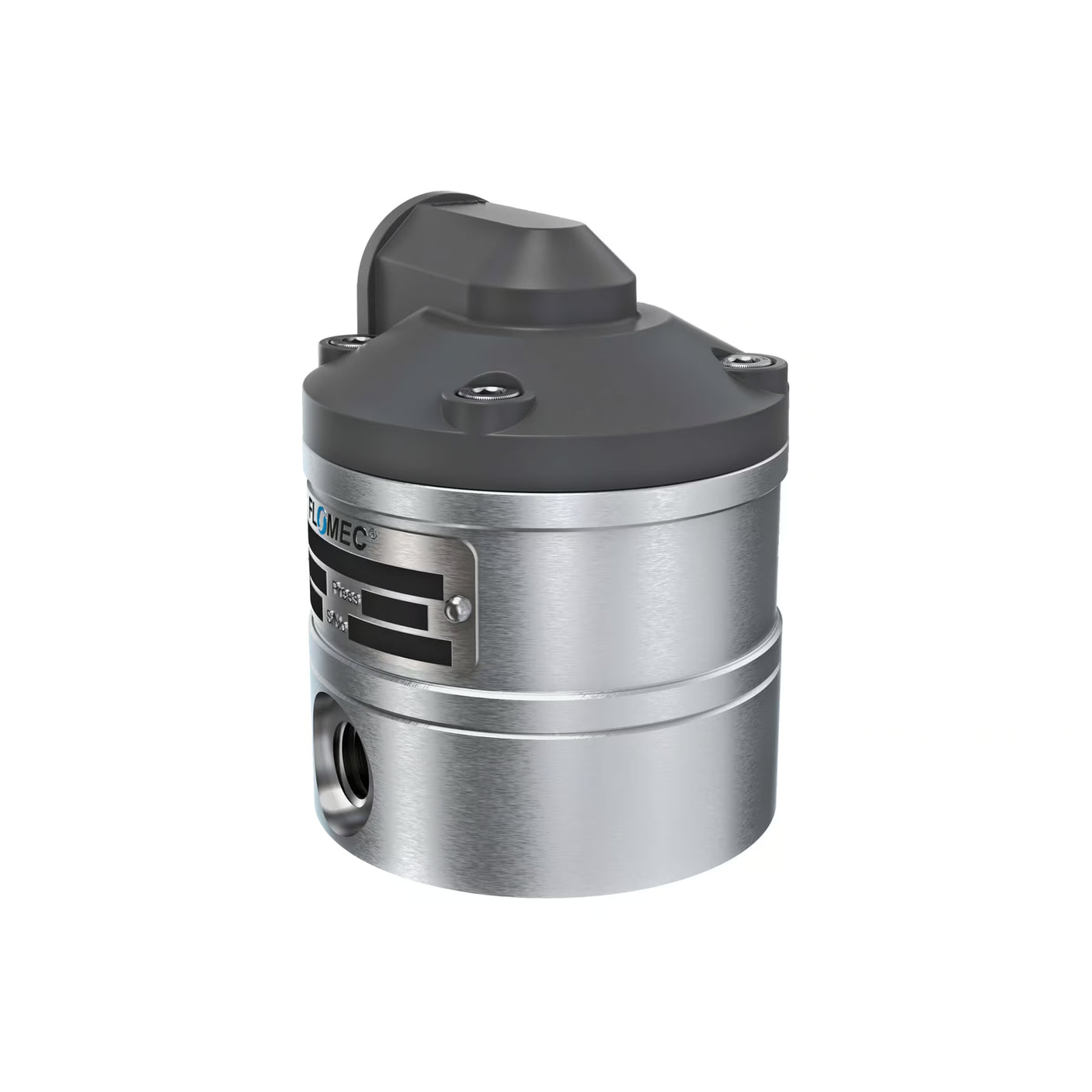 1/4" Oval Gear Aluminum NPT Blind Transmitter