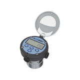 1" Oval Gear Aluminum NPT Flow Meter, RT14 Transmitter with Built-In Digital Display