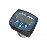 1/4" Oval Gear Stainless Steel NPT Flow Meter, RT40 Transmitter with Built-In Digital Display