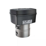 3/8" Oval Gear Stainless Steel NPT Flow Meter, RT40 Transmitter with Built-In Digital Display