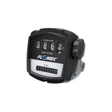 1/2" Oval Gear Aluminum NPT Flow Meter with Mechanical Display