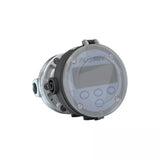 1/2" Oval Gear Aluminum NPT Flow Meter, RT14 Transmitter with Built-In Digital Display