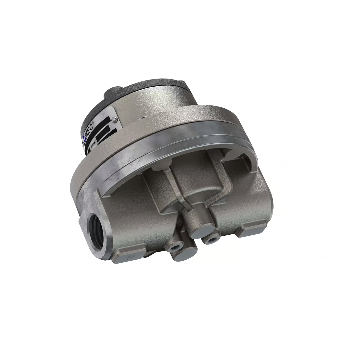 1/2" Oval Gear Stainless Steel NPT Blind Transmitter