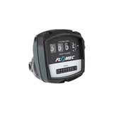 1/2" Oval Gear Stainless Steel NPT Flow Meter with Mechanical Display