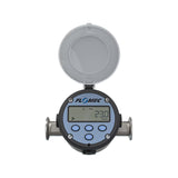 1/2" Oval Gear Stainless Steel Tri-Clamp Flow Meter, RT14 Transmitter with Built-In Digital Display