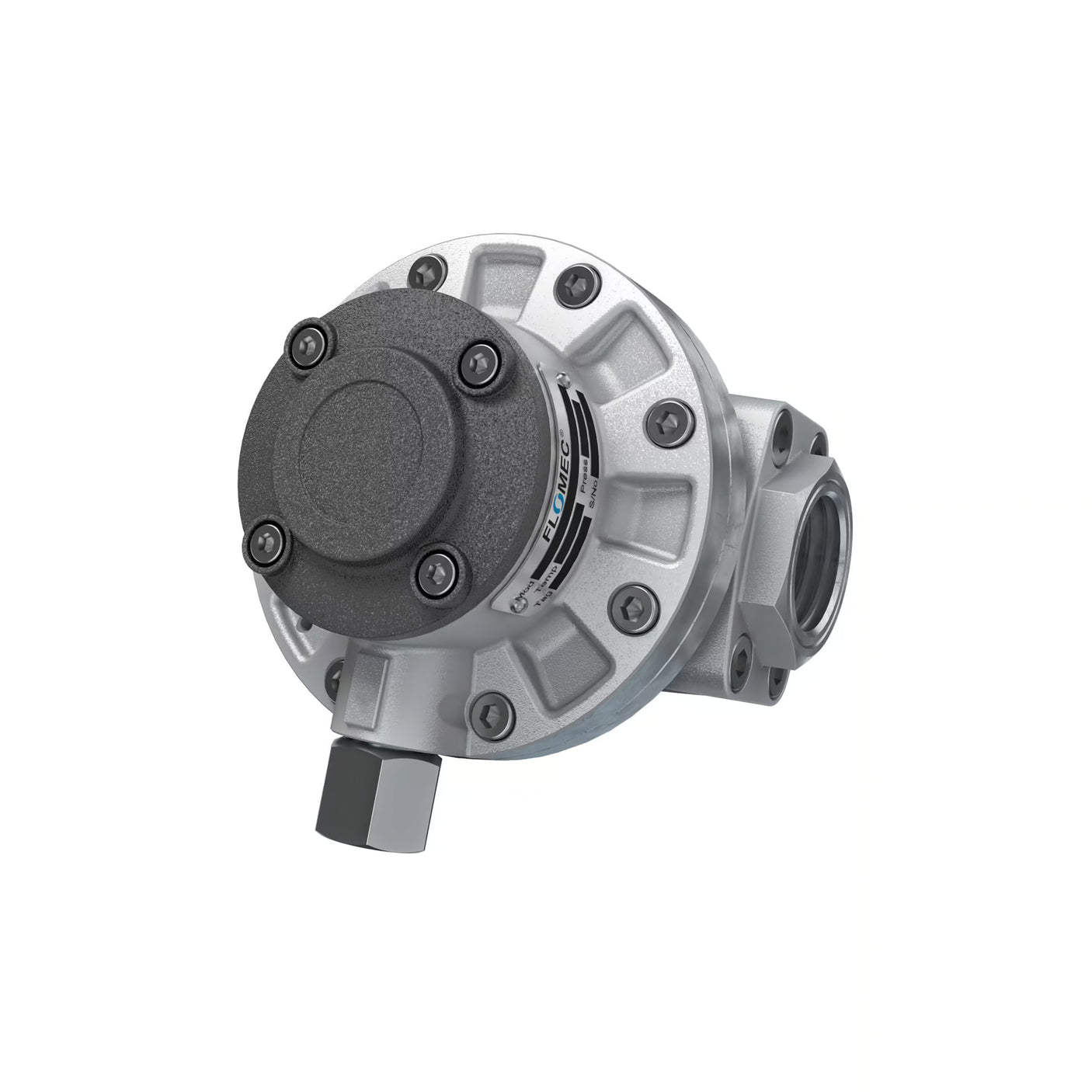 1" Oval Gear Aluminum NPT Blind Transmitter
