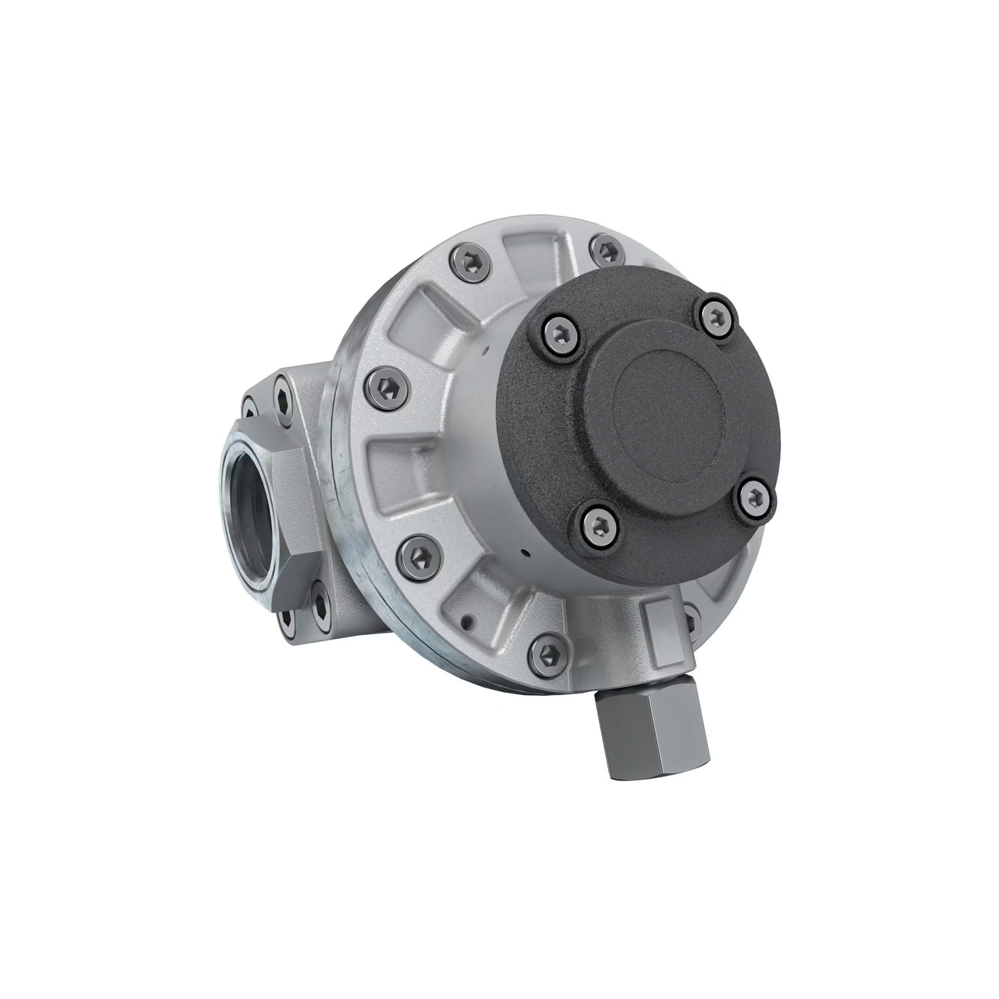 1" Oval Gear Aluminum NPT Blind Transmitter