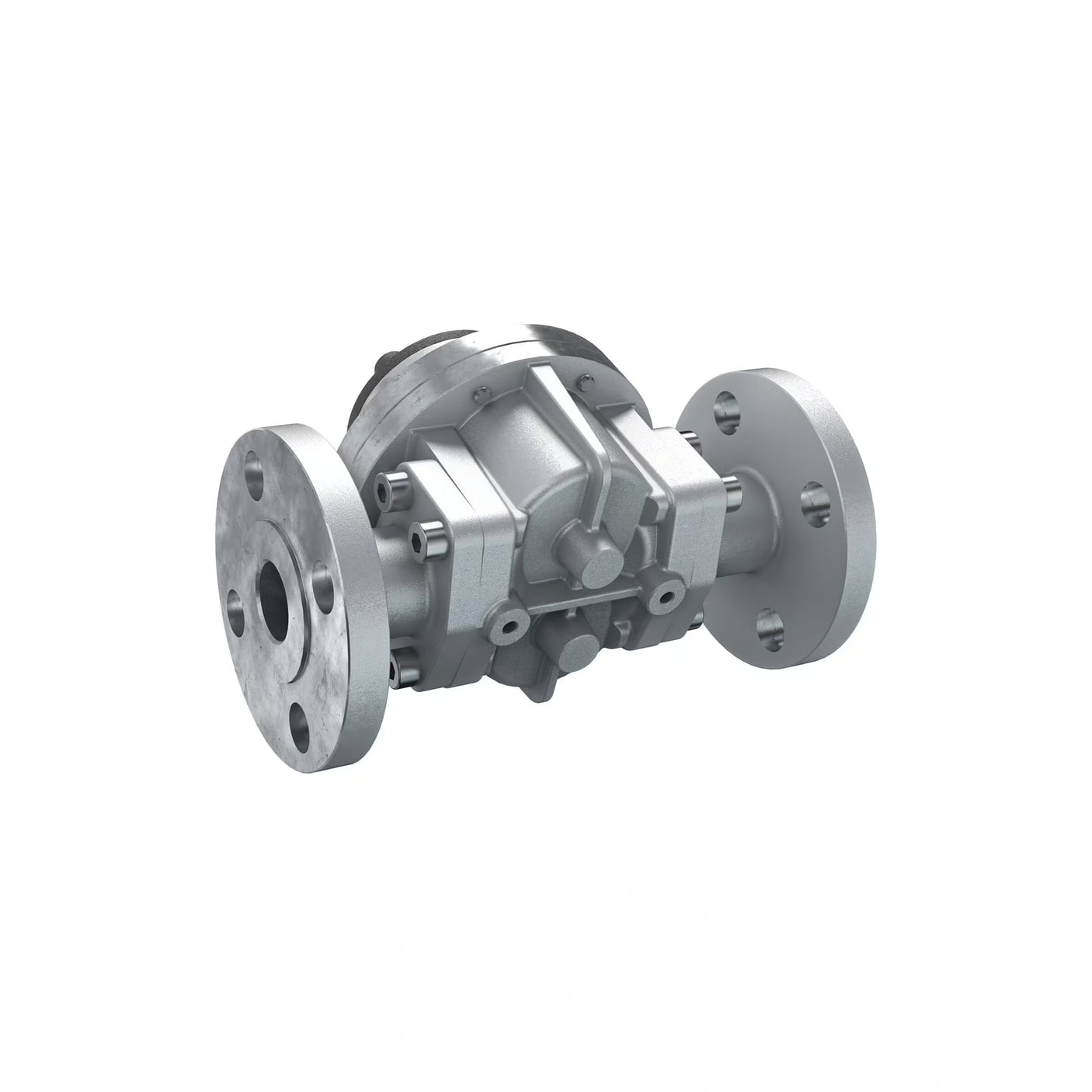 1" Oval Gear Aluminum  #150 ANSI Flange Blind Transmitter