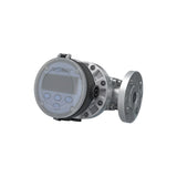 1" Oval Gear Aluminum #150 ANSI Flange Flow Meter, RT14 Transmitter with Built-In Digital Display
