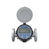 1" Oval Gear Aluminum #150 ANSI Flange Flow Meter, RT14 Transmitter with Built-In Digital Display
