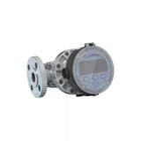 1" Oval Gear Aluminum #150 ANSI Flange Flow Meter, RT14 Transmitter with Built-In Digital Display