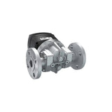 1" Oval Gear Aluminum #150 ANSI Flange Flow Meter, RT40 Transmitter with Built-In Digital Display
