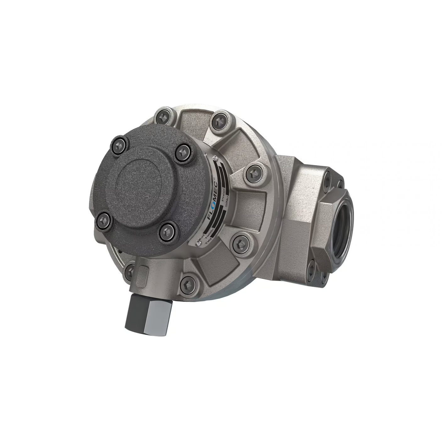 1" Oval Gear Stainless Steel NPT Blind Transmitter