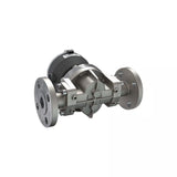 1" Oval Gear Stainless Steel #150 ANSI Flange Flow Meter, RT14 Transmitter with Built-In Digital Display