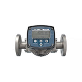 1" Oval Gear Stainless Steel #150 ANSI Flange Flow Meter, RT40 Transmitter with Built-In Digital Display