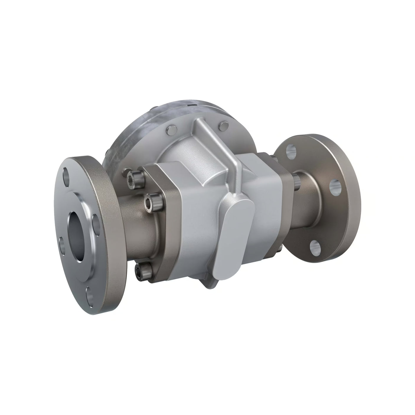 1-1/2" Oval Gear Aluminum #150 ANSI Flange Blind Transmitter