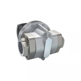 1-1/2" Oval Gear Aluminum NPT Flow Meter, RT40 Transmitter with Built-In Digital Display