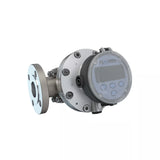 1-1/2" Oval Gear Aluminum #150 ANSI Flange Flow Meter, RT14 Transmitter with Built-In Digital Display