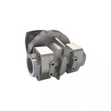 1-1/2" Oval Gear Stainless Steel NPT Flow Meter, RT40 Transmitter with Built-In Digital Display