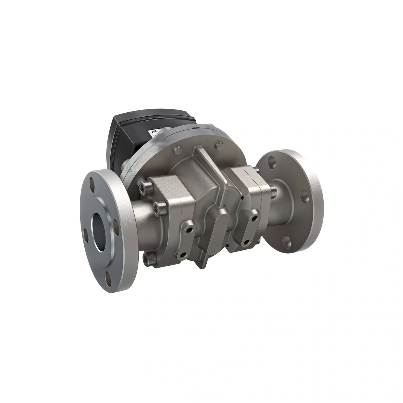 1-1/2" Oval Gear Stainless Steel #150 ANSI Flange Flow Meter, RT40 Transmitter with Built-In Digital Display